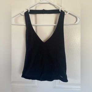Hollister Halter Top - Size M - Great Condition - Black